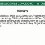 Resolución RC-161-2020