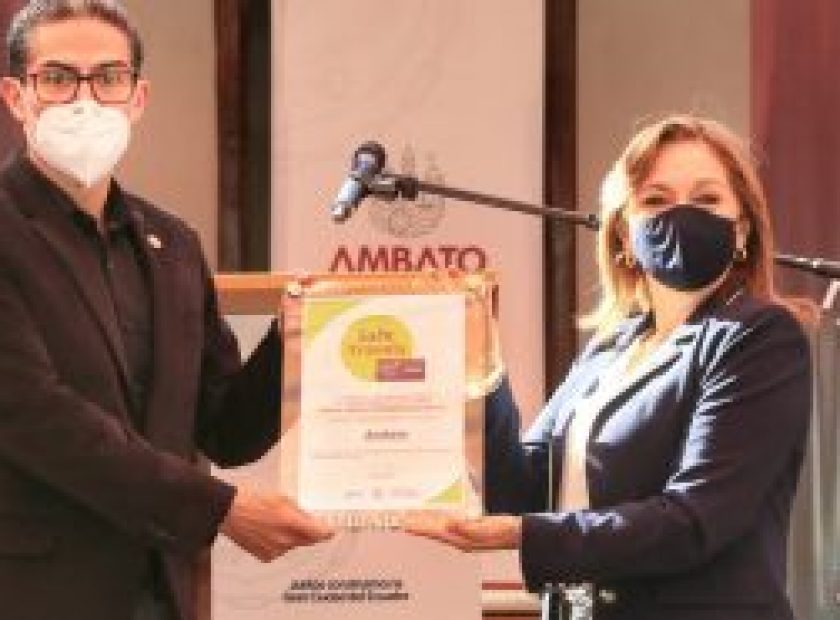Ambato cuenta con sello de experiencia segura para el turismo cultural y natural
