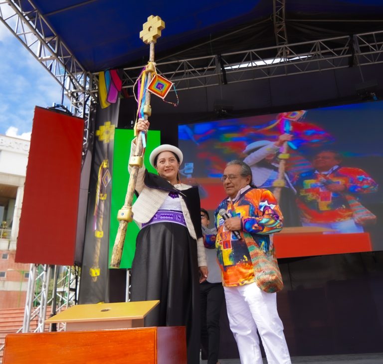 La alcaldesa del pueblo cumple primer año de gestión
