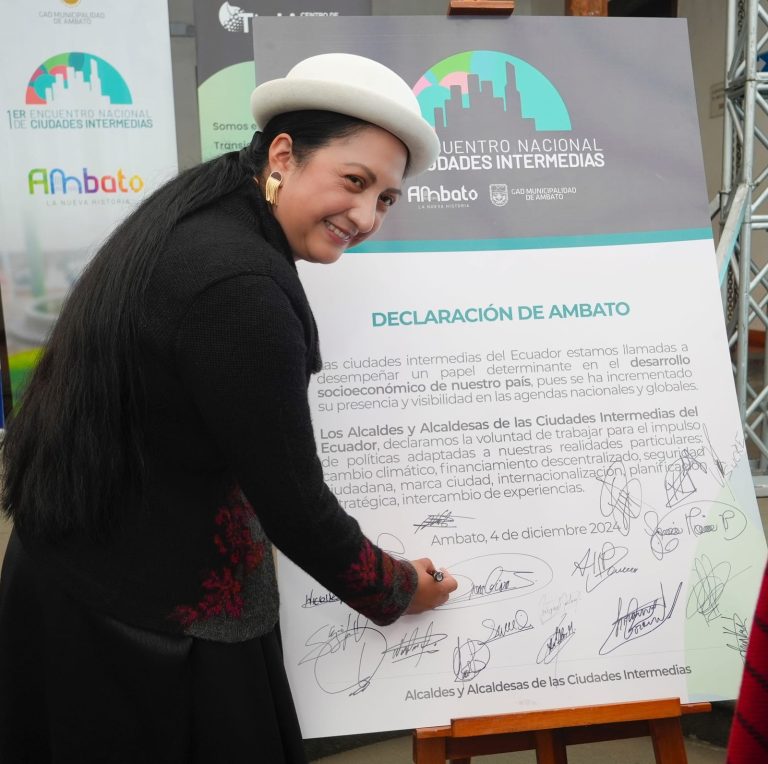 Alcaldesa liderará el Primer Encuentro Nacional de Ciudades Intermedias