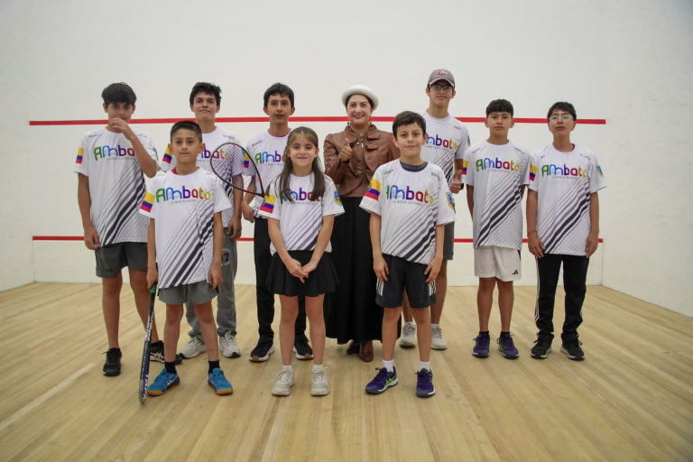 Ambato cuenta con canchas de squash gratuitas