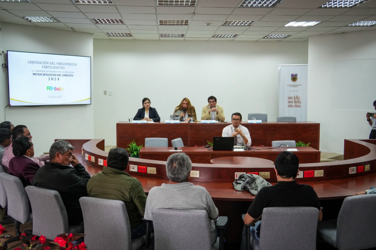 Presupuesto Participativo 2024 con el 62.51% de ejecución
