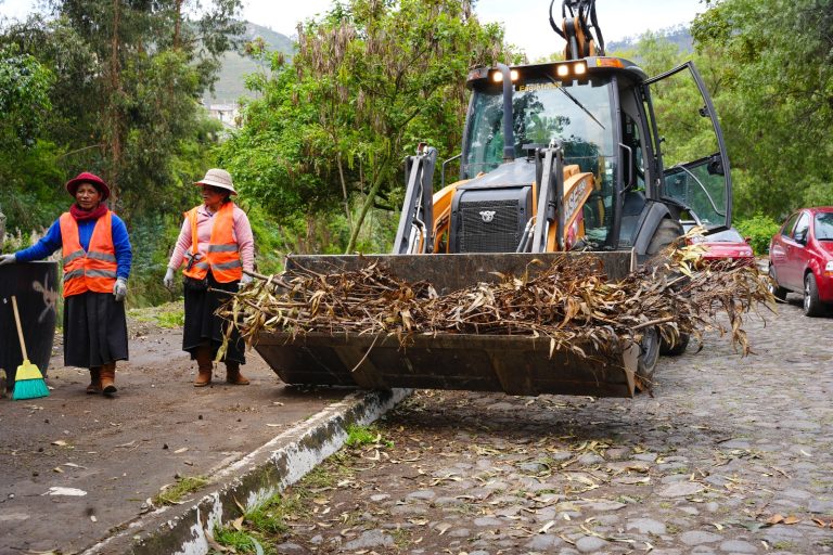 Ambato Florece impulsa la minga “Un regalo para el ambiente”