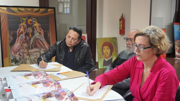 El arte ecuatoriano brilla en Ambato: Inauguración del LV Salón Luis A.Martínez