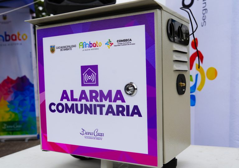 ALARMAS COMUNITARIAS FORTALECEN LA SEGURIDAD EN SANTA ROSA
