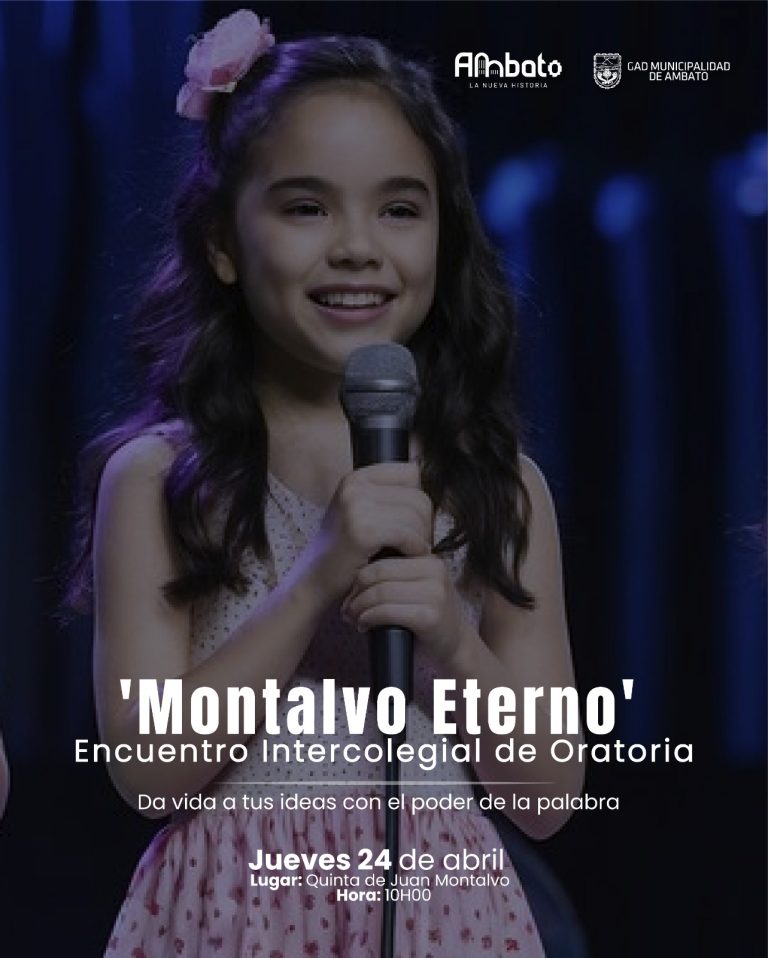 El verbo juvenil se eleva en honor a Montalvo