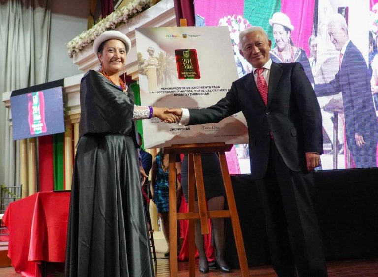 AMBATO SERÁ SEDE DEL PRIMER ENCUENTRO COMERCIAL Y DE NEGOCIOS CON ZHONGSHAN, CHINA