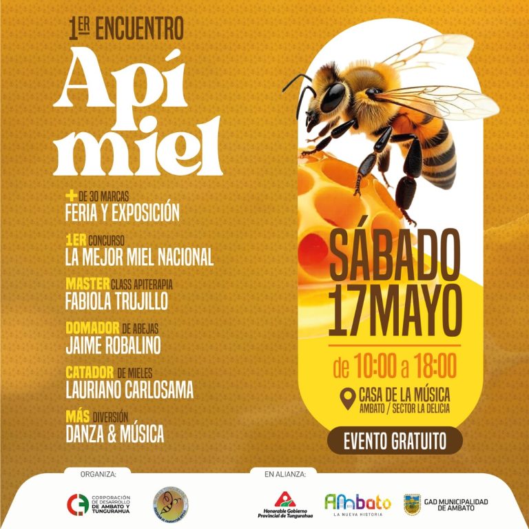 “APIMIEL 2025” CONVIERTE A AMBATO EN LA CAPITAL DE LA MIEL