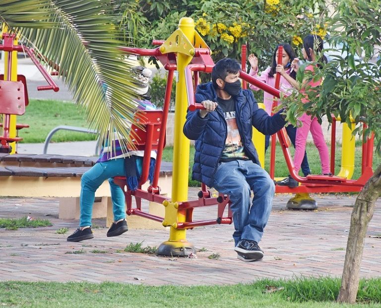 EJECUTAMOS MANTENIMIENTO PREVENTIVO DE JUEGOS BIOSALUDABLES EN 52 PARQUES DE LA CIUDAD