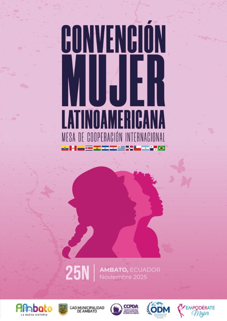 CONVENCIÓN MUJER LATINOAMERICANA REUNIRÁ LIDERESAS EN AMBATO
