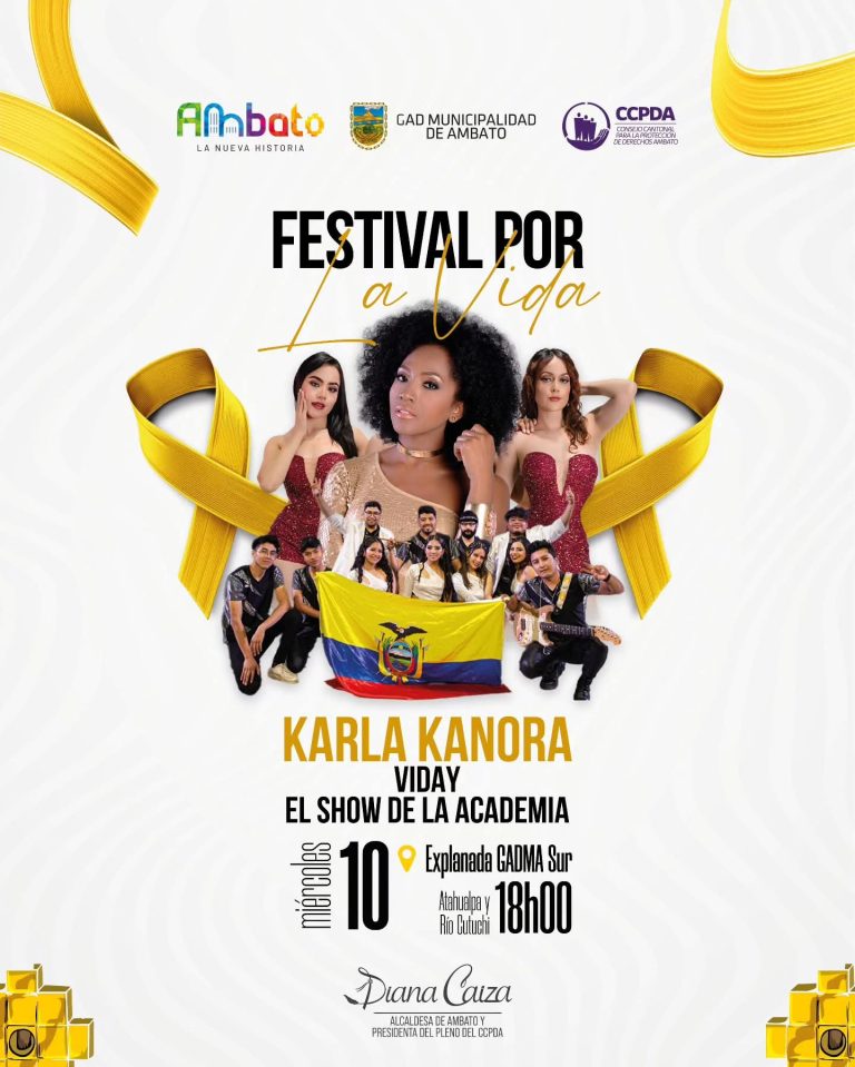 ‘FESTIVAL POR LA VIDA’ EN EL MARCO DE SEPTIEMBRE AMARILLO