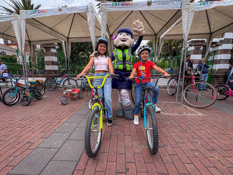 AMBATO VIVIÓ LA SEMANA DE LA MOVILIDAD SOSTENIBLE