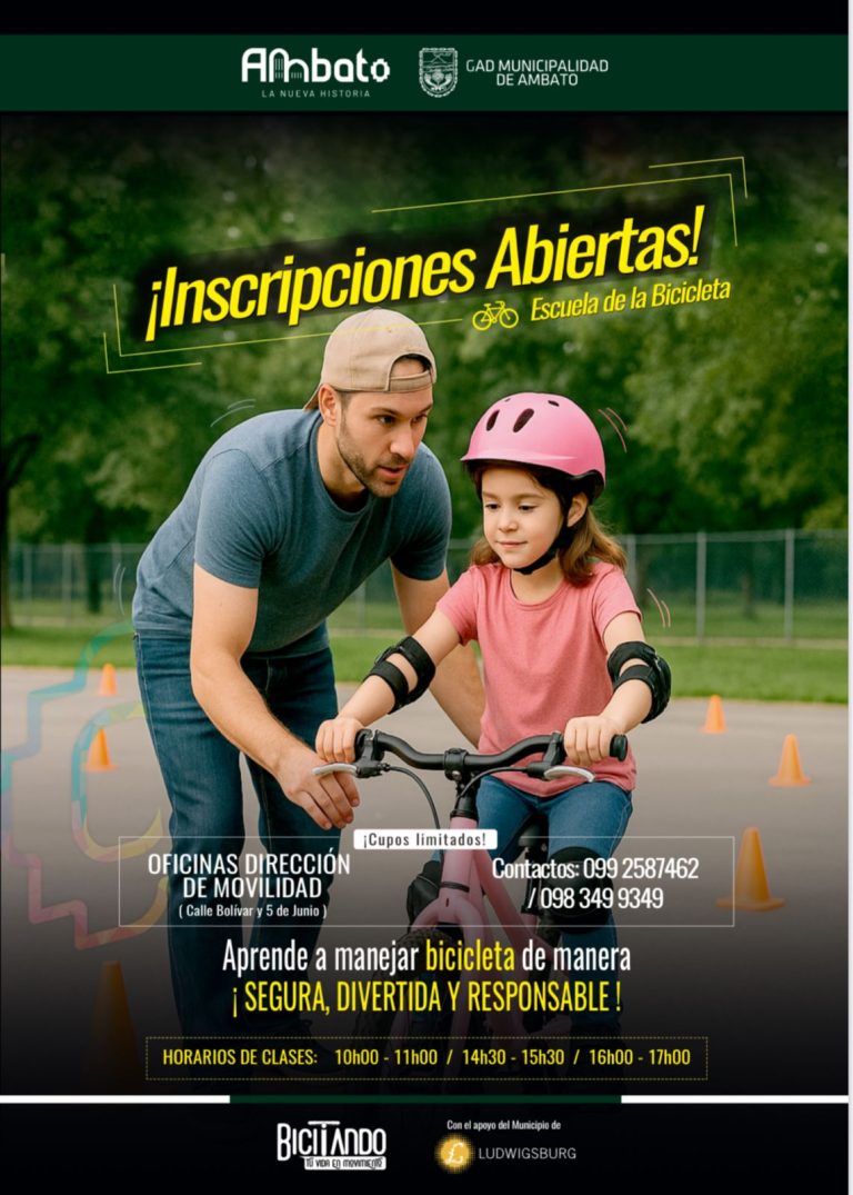 INSCRIPCIONES ABIERTAS PARA LA ESCUELA DE BICICLETA!