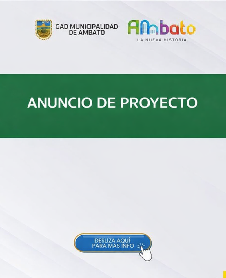 anuncio de proyecto