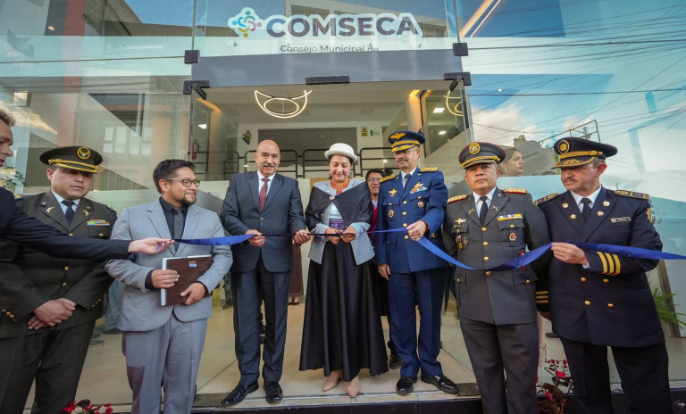AMBATO INAUGURA LA NUEVA SALA DE MONITOREO MUNICIPAL PARA FORTALECER LA SEGURIDAD CIUDADANA